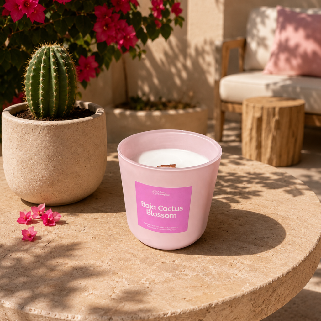 Baja Cactus Blossom Scented Candle
