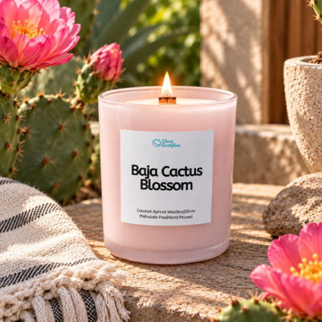 Baja Cactus Blossom Scented Candle