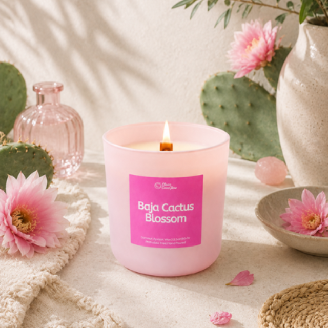 Baja Cactus Blossom Scented Candle