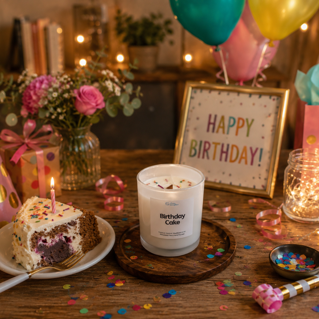 Birthday Cake Scented Candle