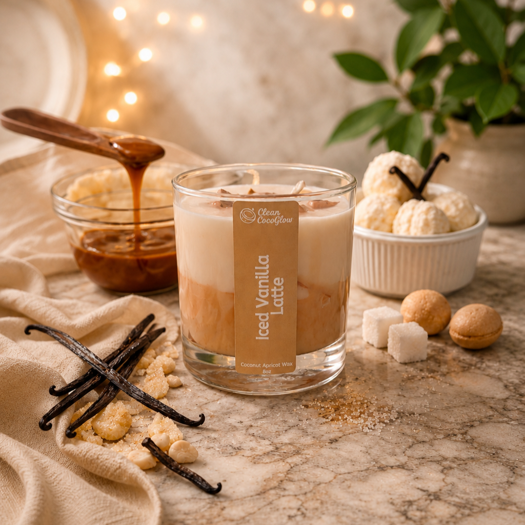 Iced Vanilla Latte Scented Candle