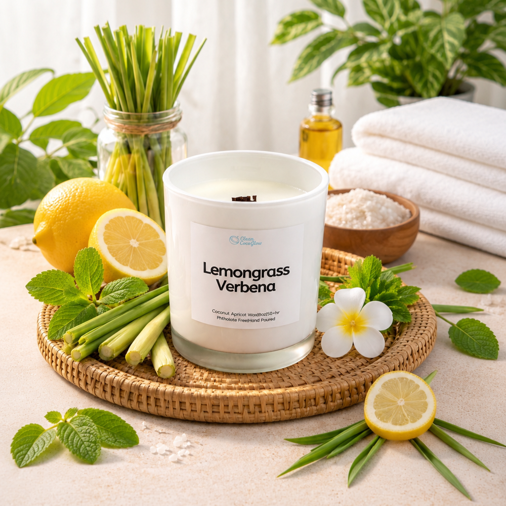 Lemongrass Verbena Scented Candle