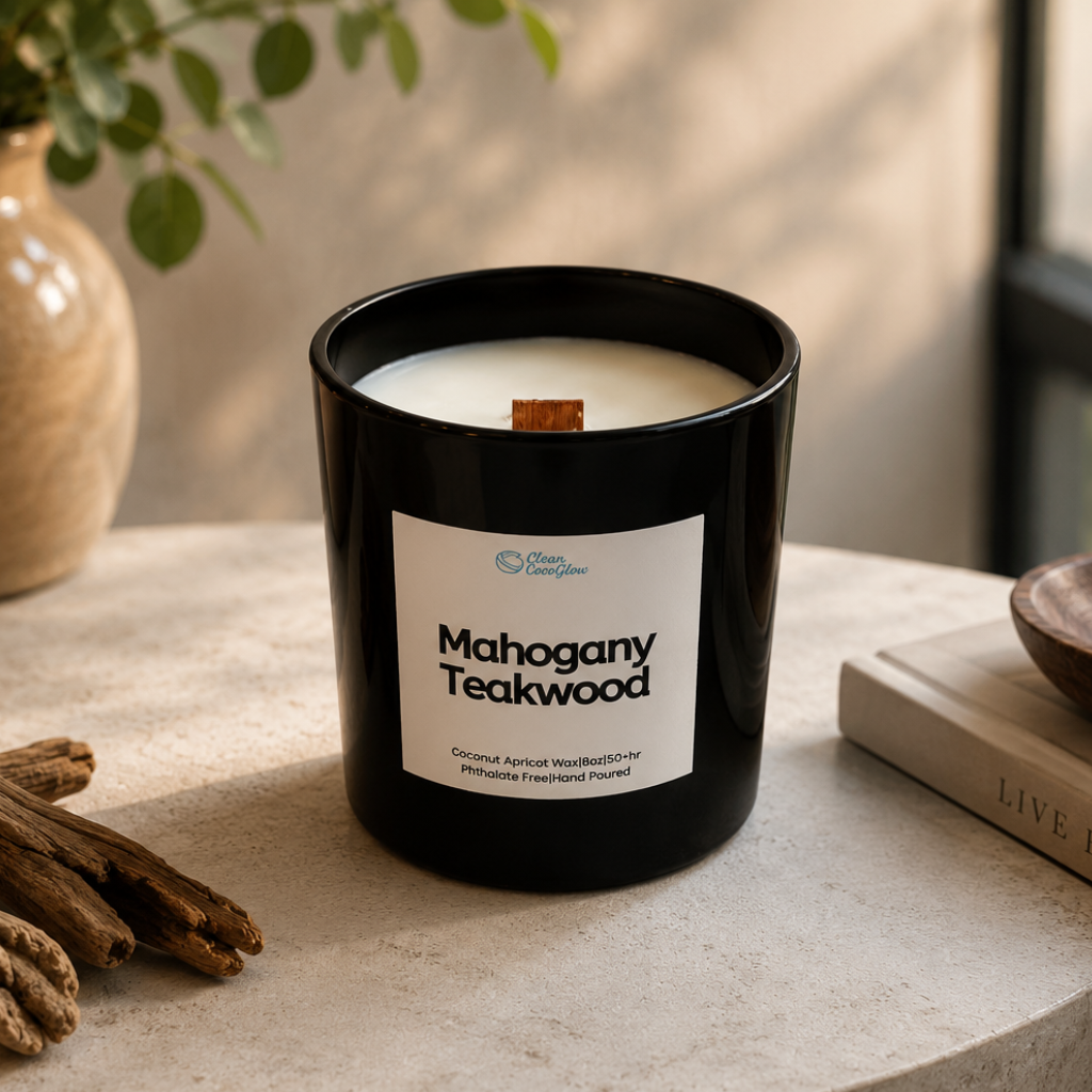 Mahogany Teakwood Scented Candle