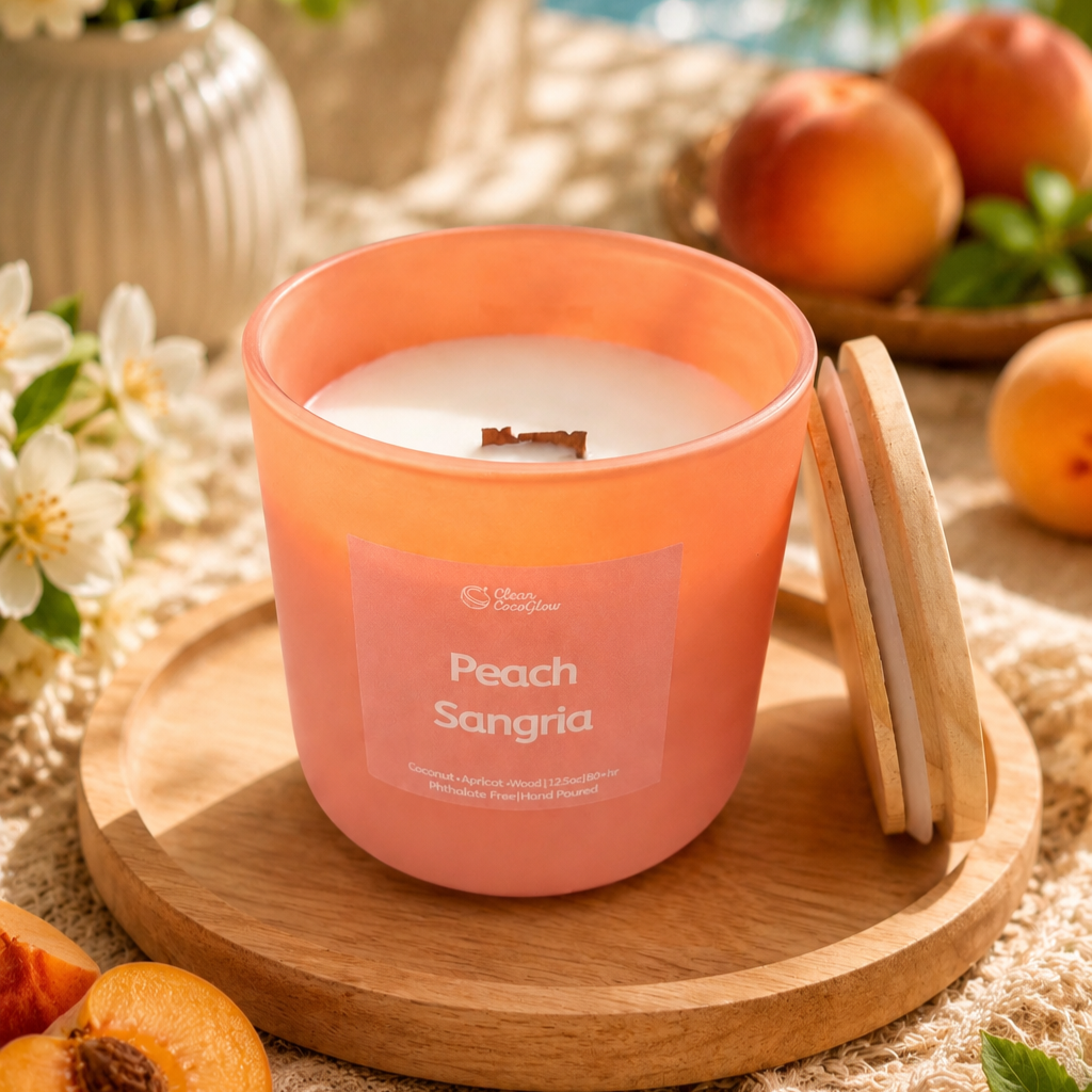 Peach Sangria Scented Candle