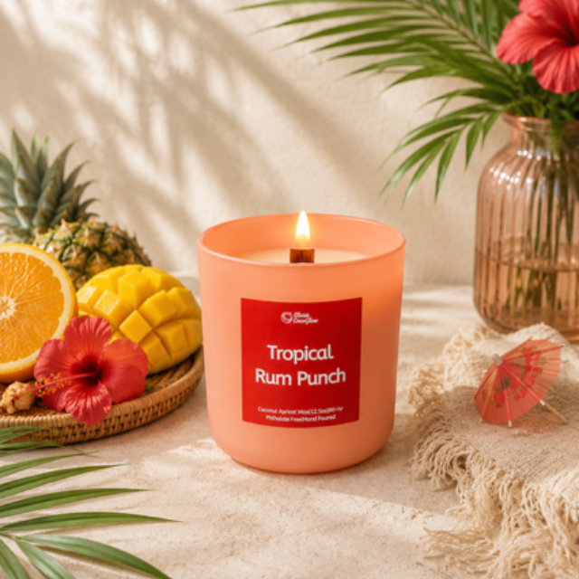 Tropical Rum Punch Scented Candle