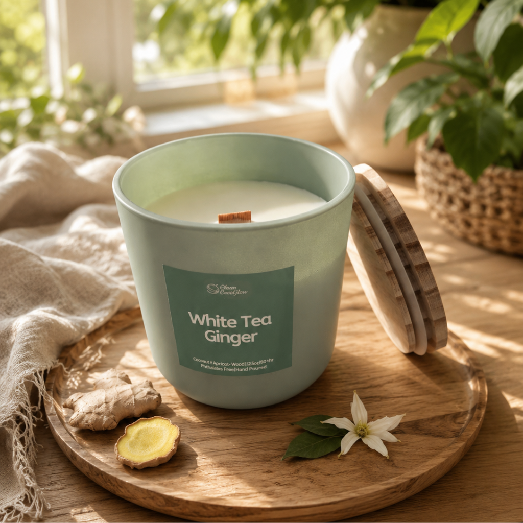 White Tea Ginger Scented Candle