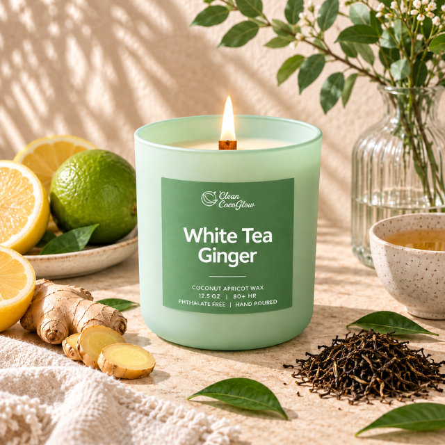 White_Tea_Ginger_Scented_Candle 12.5oz
