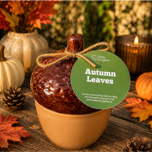 autumn leaves luxe scented candle