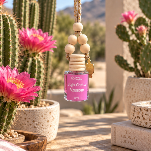 baja cactus blossom car freshener