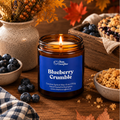 blueberry crumble scented candle