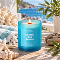 coastal sea breeze coconut apricot wax candle
