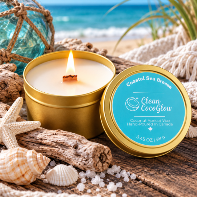 Coastal Sea Breeze Candle Tin