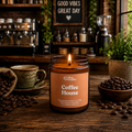 coffee house scented candle cotton wick
