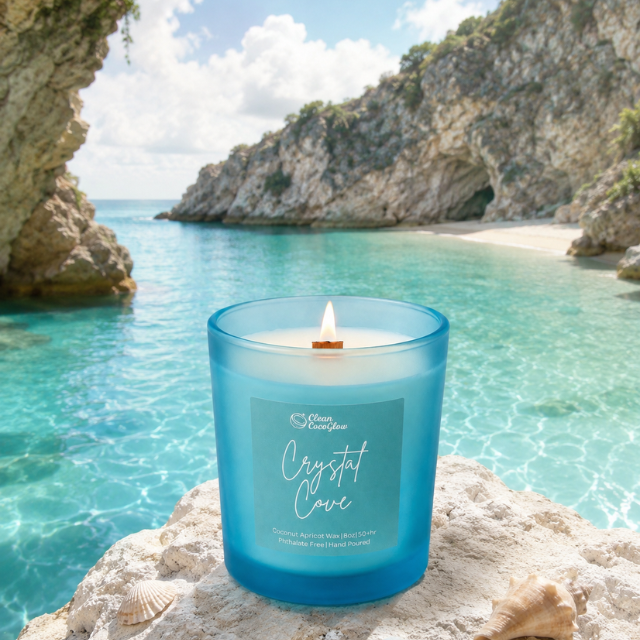 crystalcove scented candle 