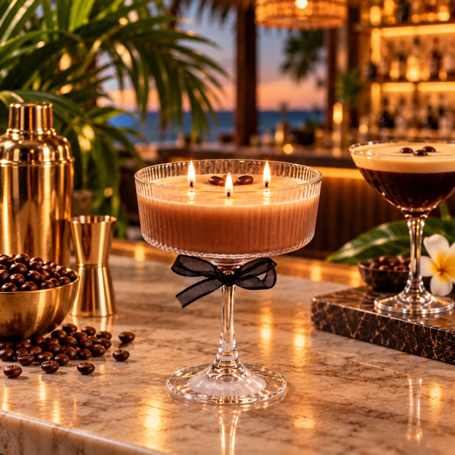 espresso martini candle
