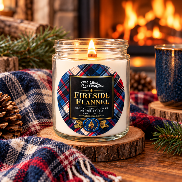 fireside flannel scented candle