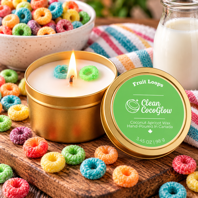 Fruit Loops Candle Tin
