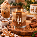 iced ginger bread latte candle