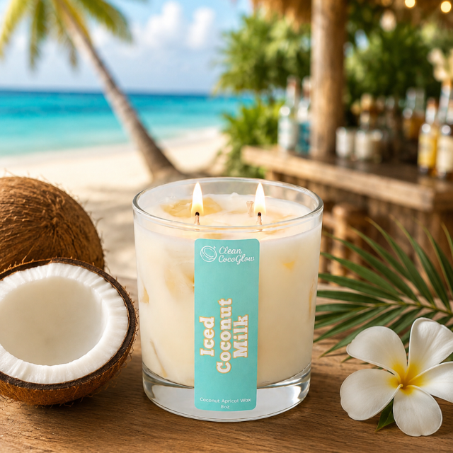 Iced Coconut Milk Scented Candle