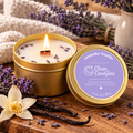 lavender vanilla candle tin