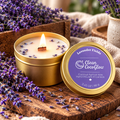 Lavender Fields Candle Tin
