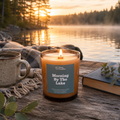 morning by the lake scented candle