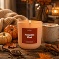 pumpkin chai scented candle 12.5oz