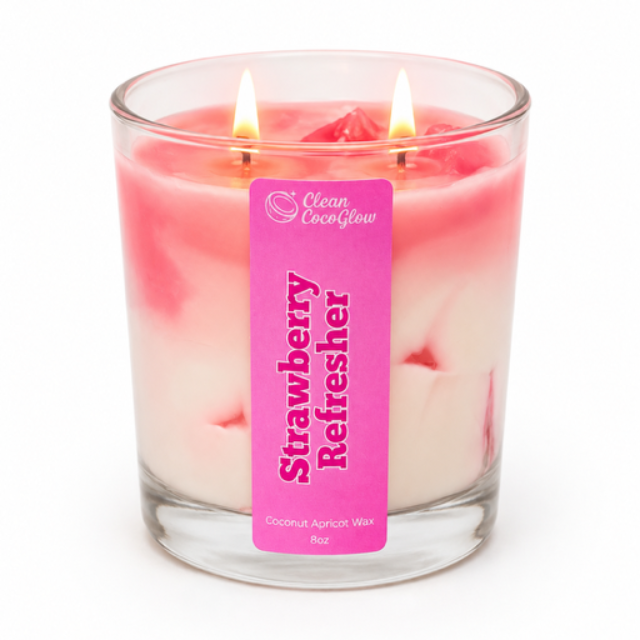 Strawberry Refresher Scented Candle