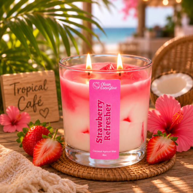 Strawberry Refresher Scented Candle