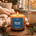 sweater season scented candle