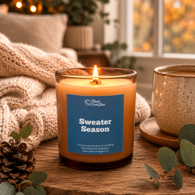 sweater season scented candle