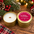 underneath the mistletoe candle tin 