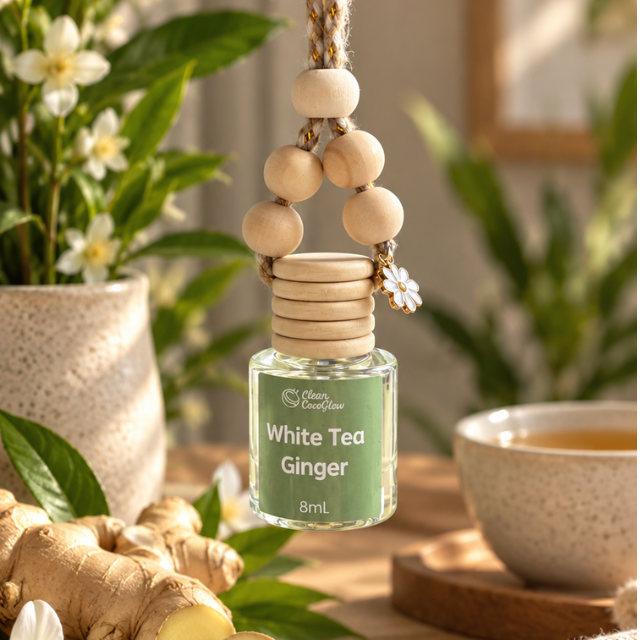 white tea ginger car freshener